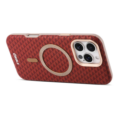 For Magsafe Magnetic Solid Color Triangle Pattern Phone Case for iPhone 17 Pro Max 15 13 14 16 Pro Max Bumper Back Cover