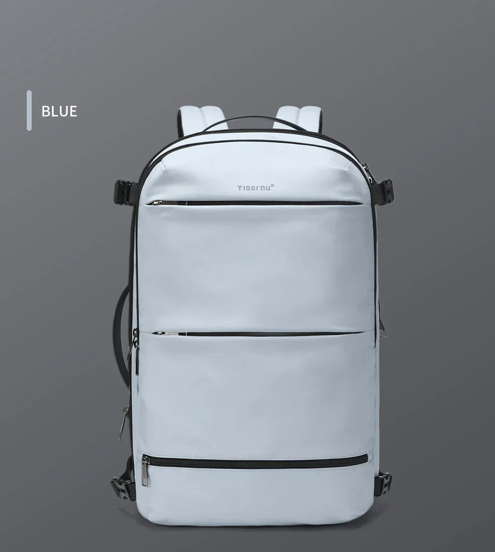 Vacuum Compression Backpacks Men Travel Backpack Expandable USB Bag Large Capacity 17 Laptop Bags For Schoo Cabin Bags