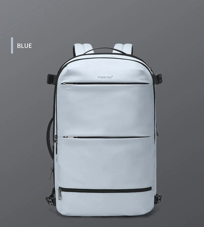 Vacuum Compression Backpacks Men Travel Backpack Expandable USB Bag Large Capacity 17 Laptop Bags For Schoo Cabin Bags