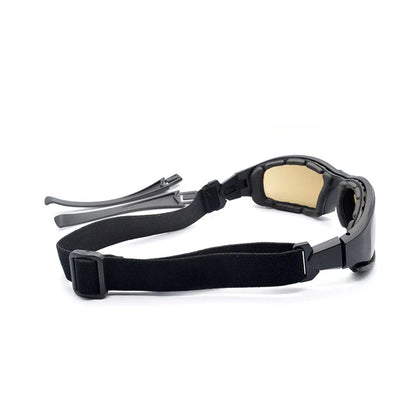 Military Goggles Army Sunglasses 4 Lens