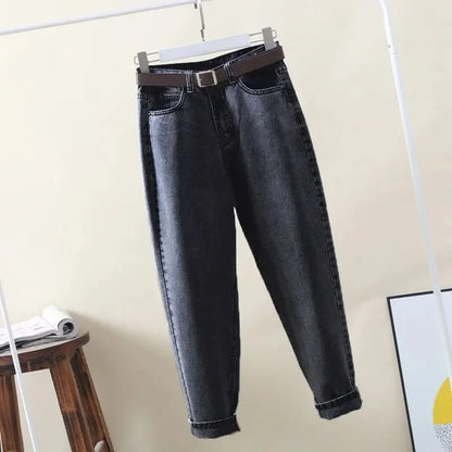 High-Waisted Straight-Leg Slimming Jeans