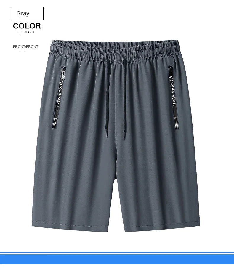 Men's Sports Shorts,bermuda Clothing, Fitness Jogging Shorts,ice Silk