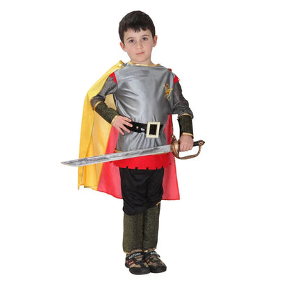 Children's Knight Costume Cosplay Performance Dress Party European Knight Armor Medieval Royal Castle Defender Armor