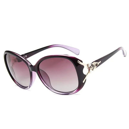 Ladies Fashion New Ladies UV Protection Sunglasses Shade Driving Big Frame Fox Head Sunglasses