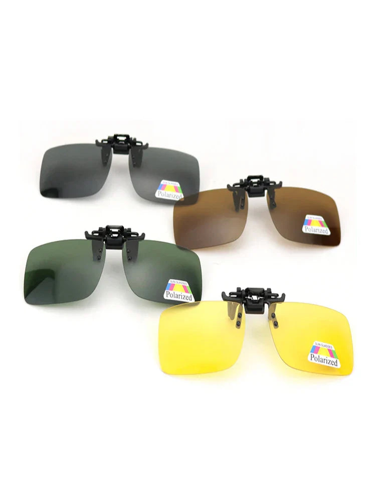 Sunglasses Myopia Glasses Clip Driver Fishing Night Vision Myopia Clipon Sun Shading Eyeglasses