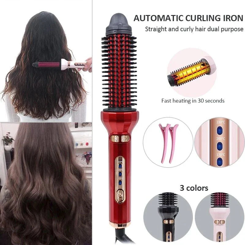NEW Professional LCD Ceramic Hair Irons Automatically curling iron Electric Ceramic Hair Curler Curling Iron