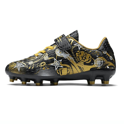 New Youth Soccer Shoes Kids Football Boots Professional Training Non-Slip Indoor Outdoor Futsal Cleats Sneakers Breathable 28-39