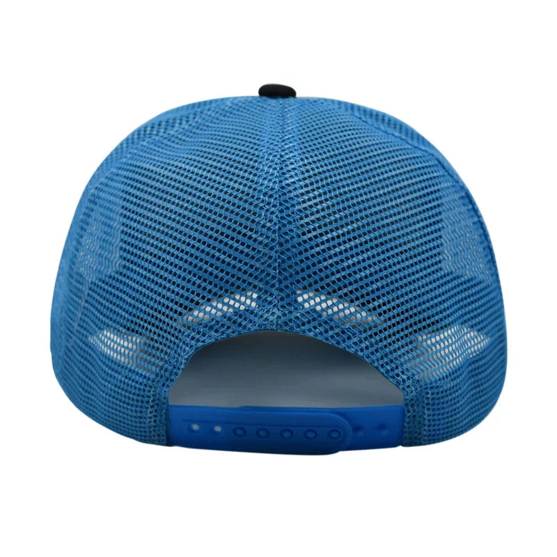 New Fashion Slight Curved Brim Baseball Cap For Men Women Summer Breakable Net Blank Truck Caps Sun Hat