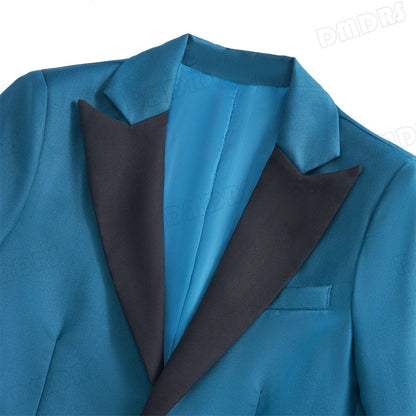 24h Ship Boy's Formal 4-piece Suit Set Including Blazer Vest Pants Bow-tie Smart Kids Tuxedo Suits Dress Wedding Ring Bearer