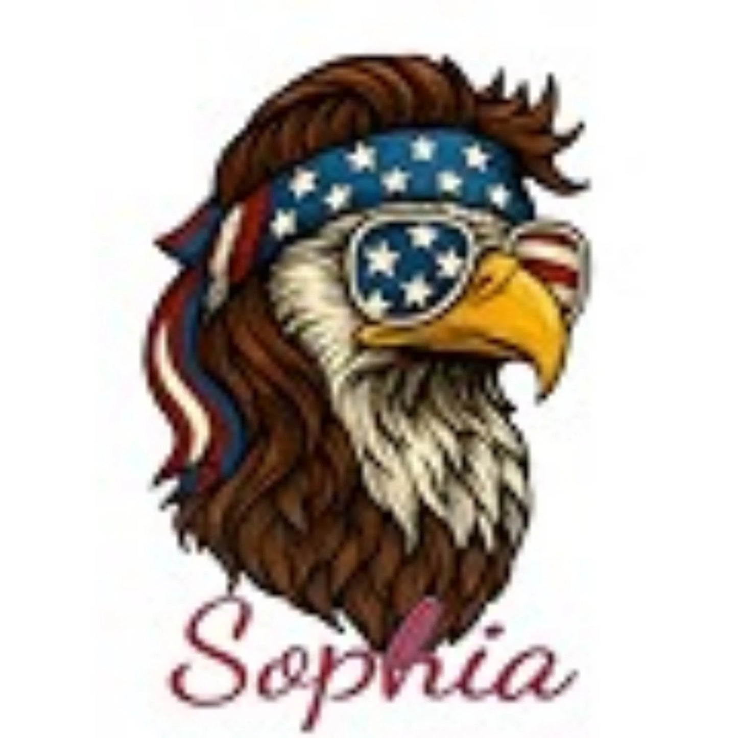 USA American Flag 4th of July Outfit for Men Women Kids, Personalized Family Matching Patriotic Shirts: Eagle Cat Raccoon Funny