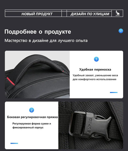 Laptop Backpacks 15.6 Inch School Bags Waterproof Nylon 29L Casual Shoulder Bagpack Travel Teenage Men's Backpack Mochila