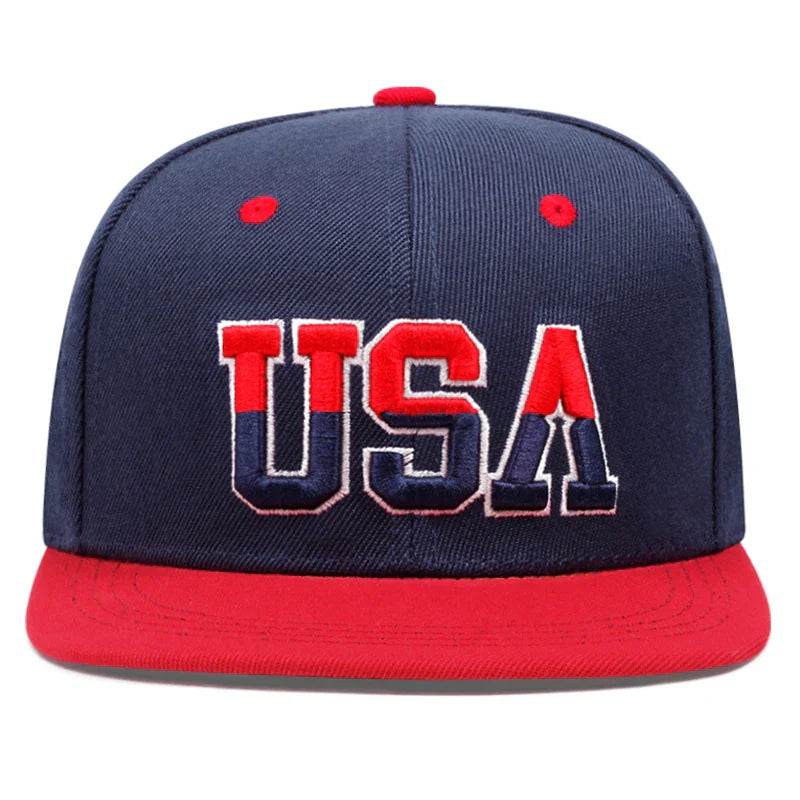 2024 New Fashion Fastball Cap Classic USA Embroidered American Flag Baseball Caps For Men Women Snapback Hat Unisex Hip Hop Hats