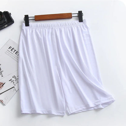 Ice Silk Summer Large Size Men's Shorts Modal Casual Sleep Pants Thin Cool Loose Shorts Sleepwear Mens Sleep Bottoms Homewear