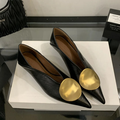 Luxury Women Heeled Shoes Pointed Toe Low Heels Designer Shoes Sexy Dress Fashion Woman Pumps 2025 Summer Elegant Zapatos Mujer
