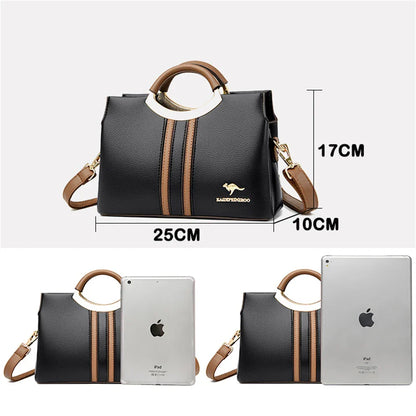 Luxury Designer Crossbody Bag for Women 2024 Brand 3 Layers Handbag Purse Female Genuine High Quality Leather Shoulder Totes Sac