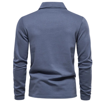 Men's Embroidery Polo Shirt Fashion Turn down Collar Casual Social Luxury Golf Shirt