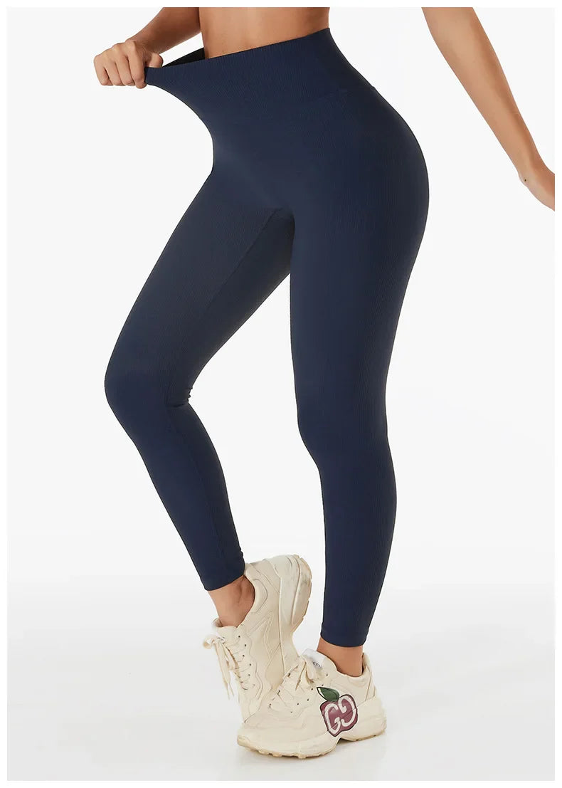 Women Yoga Set Gym Clothing Tracksuit Long Sleeve Crop Top One Shoulder Bra High Waist Seamless Leggings Fitness Sports Suits