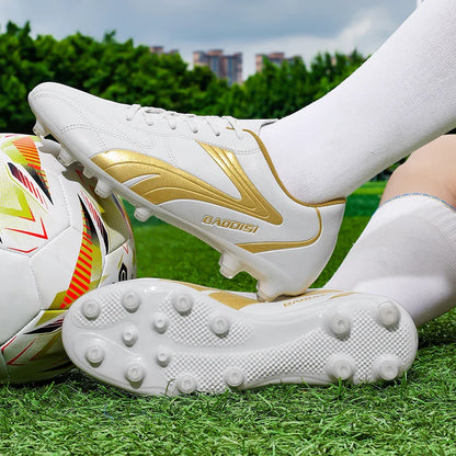 Mens Soccer Shoes Women Adults Society Football Cleats Ultralight Training Soccer Sneakers Outdoor Professional Football Boots