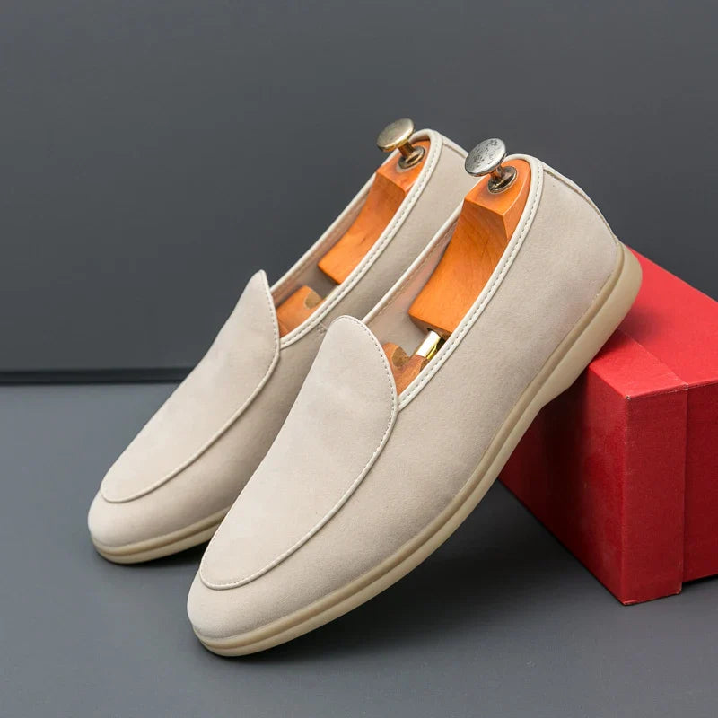 Fashion Men Luxury Brand Loafer Shoes Spring British Style Suede Men's Casual Shoes Breathable Comfort Slip-on Men Wedding Shoes
