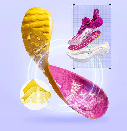 Carbon Plate Marathon Running Racing Shoes Professional Stable Support Shock-relief Ultra-light Rebound Sport Sneakers