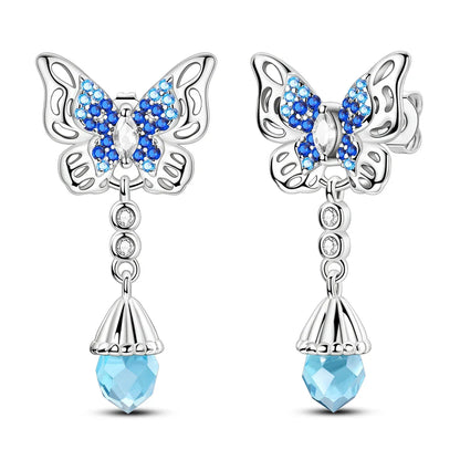 925 Sterling Silver Multi Layer Starry Tassel Drop Earrings Women Earrings Charm Trend Versatile Party Jewelry Gifts