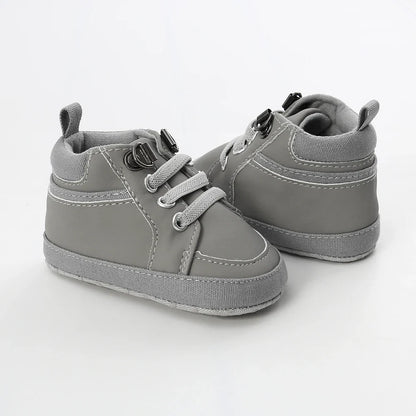 Baby Sneakers Infant Boys Girls Sports Shoes Toddler Casual Cotton Sole Anti-slip PU First Walkers Crawl Crib Basketball Shoes
