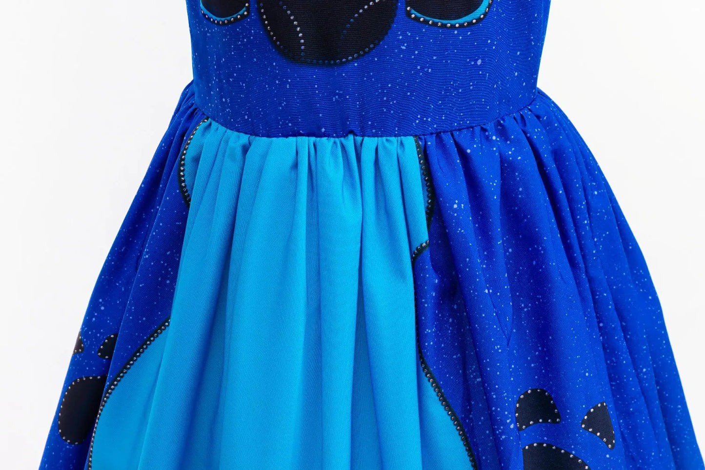 Girl's Dress Cartoon Stitch Movie Dress Cosplay Costume Stage Performance Halloween Carnival Children's Dress Up 12Yrs