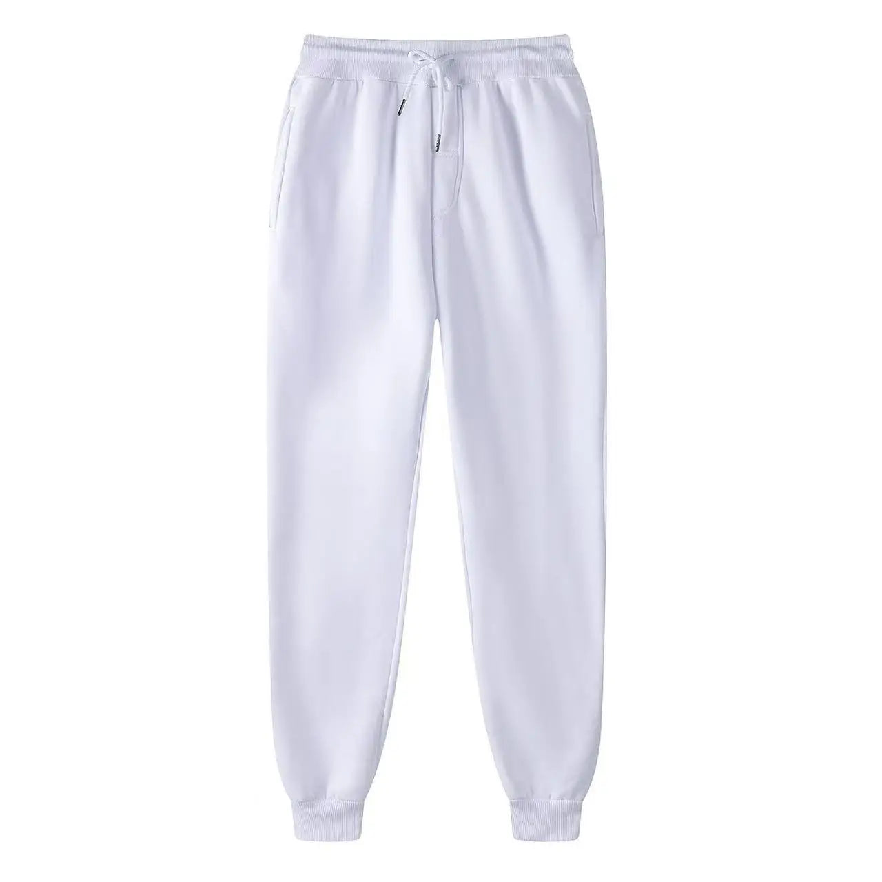 New Plus Size Men's Sweatpants 2XL 3XL Sportswear Elastic Waist Casual Baggy Pants Black Grey Cotton Joggers Male Loose Trousers