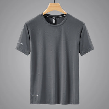 Quick Dry Sport T Shirt Men'S 2024 Short Sleeves Summer Casual White Plus OverSize 6XL 7XL 8XL 9XL Top Tees GYM Tshirt Clothes
