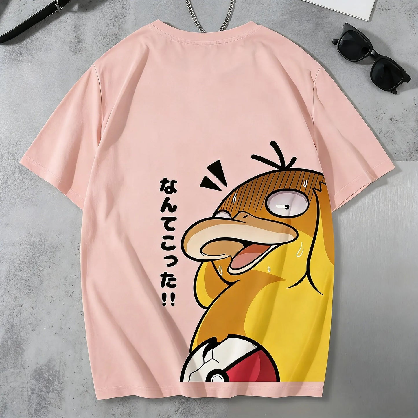 Graphic  T - Shirt Men Women 2026 Summer Cotton Short Sleeve Tee Anime Print Streetwear Casual  Parent-child Top