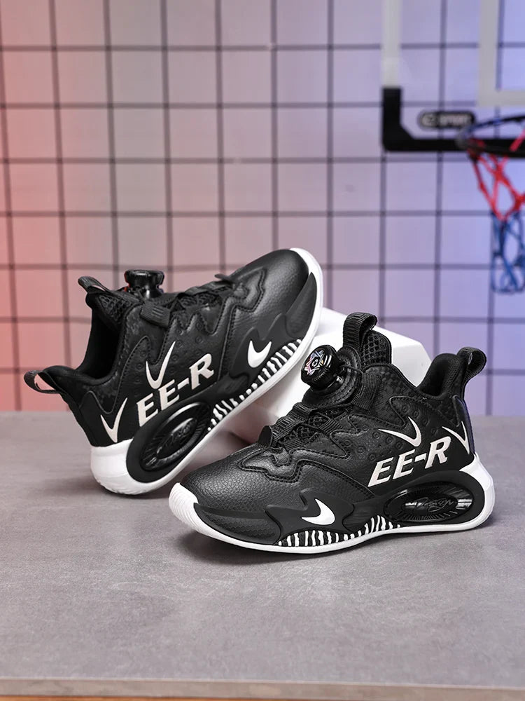 Children's basketball shoes, teenagers' ankle shoes in autumn and winter, boys' casual shoes and outdoor running shoes