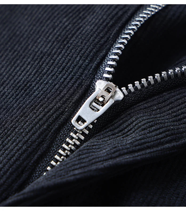 Winter Men Business Fleece Thick Casual Pants Straight Velvet Corduroy Warm Cold Resistant Bottoms Elastic Waist Trousers