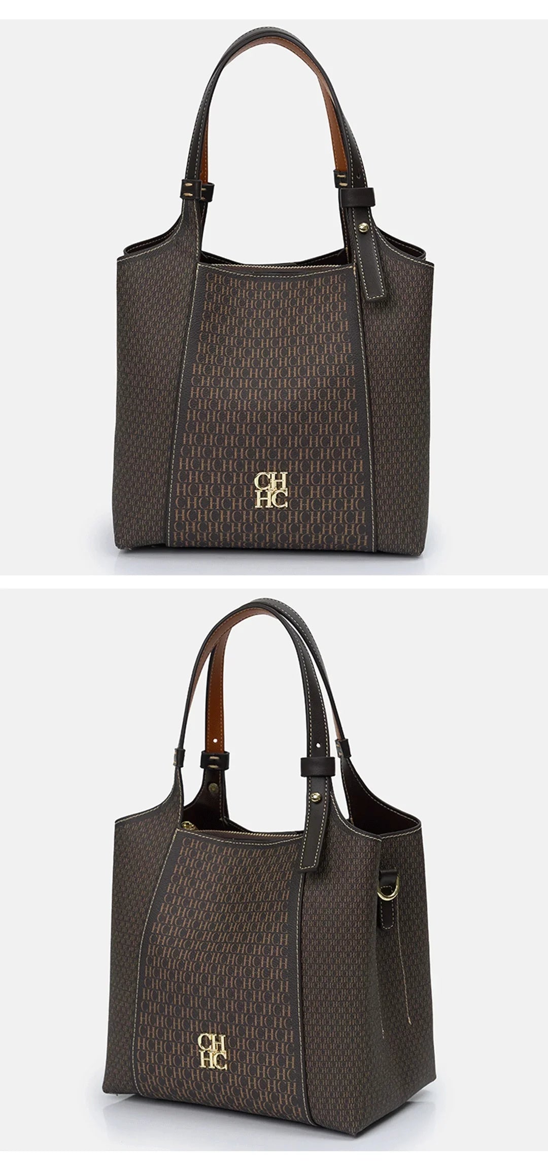 Fashion Letter Printed Design Women's Handbag High-end Light Luxury Vintage Brand Large Capacity New Women's Tote Bag