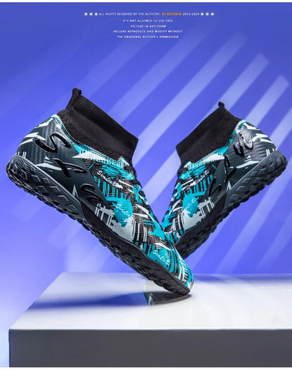 Size 34-46 Men FG/TF Football Boots Futsal Professional Unisex Kids Soccer Shoes Training Outdoor Boys Football Shoes Sneakers