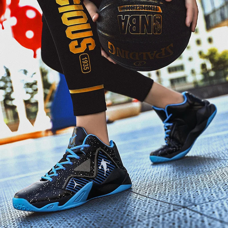 Outdoor Boys Basketball Sneakers Breathable Comfortable New Kids Brand Basketball Shoes Children Sport Shoes Girls Gym Shoes