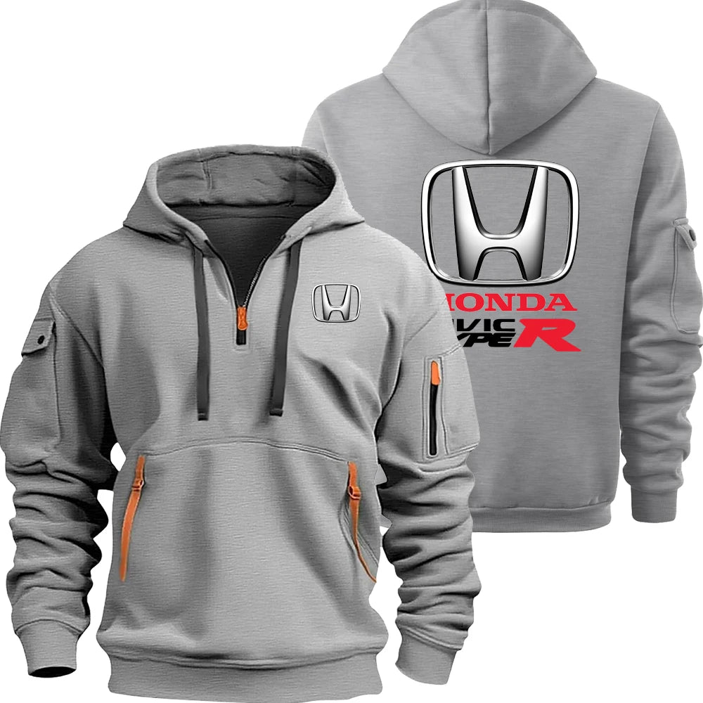 Men's Half-Zip Hoodie Spring Men's Sportswear 2026 New Casual Sports Hoodie