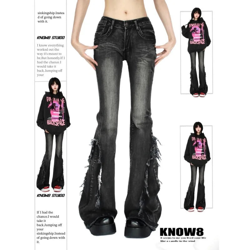 Low Rise Jeans Ladies Womens Jeans for Woman Women's Denim Pants High Waist Pants Coquette Women's Spring Clothes Jean Baggy Y2k