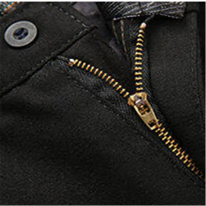 Men's Cotton Suit Pants Smart Casual Straight Solid Color Dress Trousers Men Four Seasons Loose Formal Office Full Length Pants