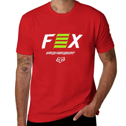 Fox-Clothing-Pro-Circuit-Short-Sleeve-Tech-Tee T-Shirt quick drying baggy shirts sublime anime shirts men