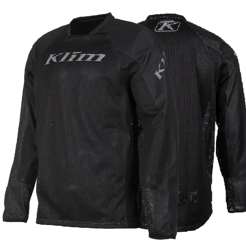 For Klim Off road Motorcycle T-shirt Racing Men breathable Long Sleeve Mountain Downhill Bike Clothes DH MTB Motocross Jersey