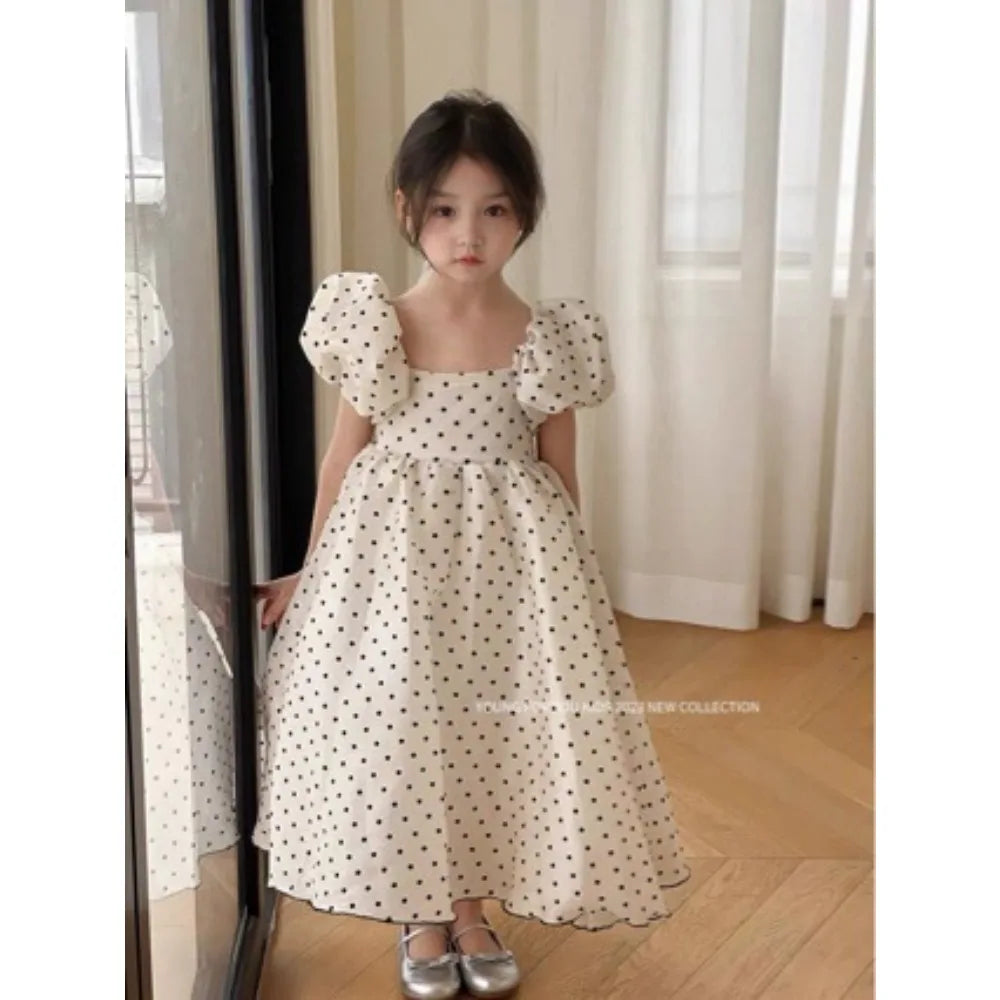 Girls Dress 2024 Spring Summer Girls Designable Sweet and Gentle Princess Dress Birthday Dress Flower Girl Clothes