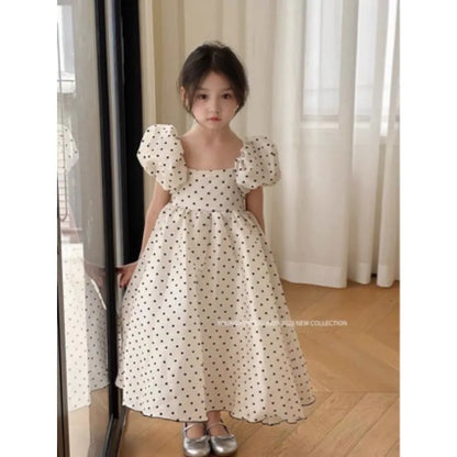 Girls Dress 2024 Spring Summer Girls Designable Sweet and Gentle Princess Dress Birthday Dress Flower Girl Clothes