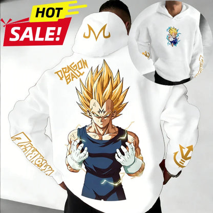 Oversized Hoodie High Quality 100% Cotton Print Unisex Retro Casual Sweatshirt