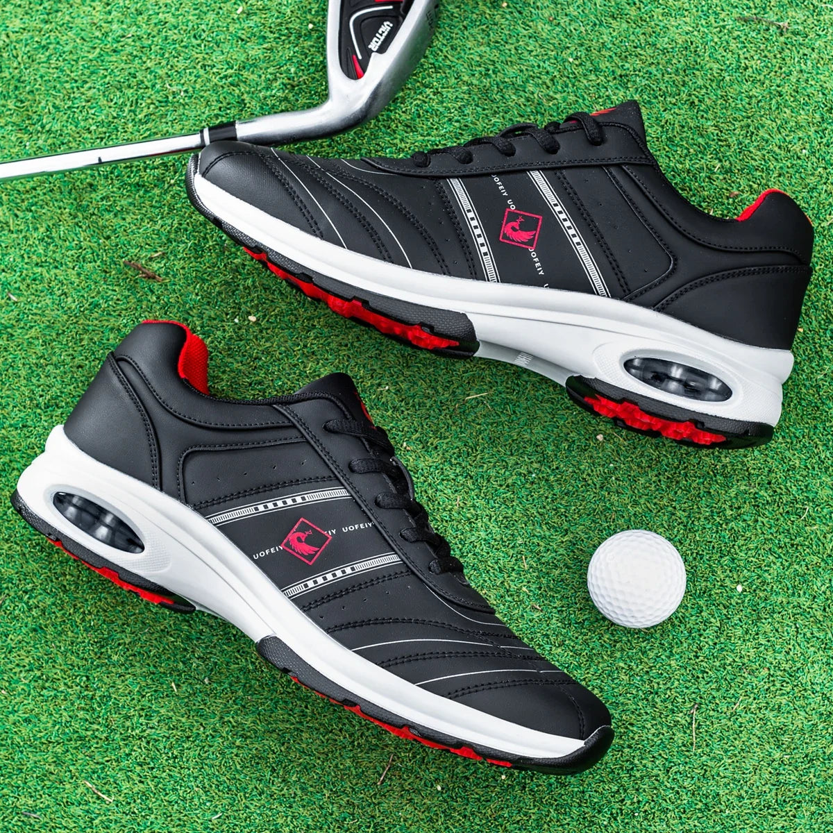 Men Golf Shoes Casual Breathable Waterproof Non-slip Golf Outdoor Training Shoes