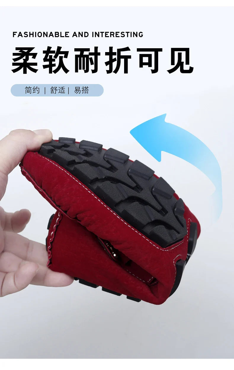 2025 Novos Sapatos Gorro Feitos à Mão Masculinos de Luxo Leve Estampa Crocodilo Tendência Mais Fácil de Combinar Slip-On Loafers Preguiçosos Sapatos da Moda para Dirigir Masculinos e Femininos