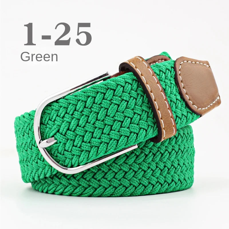 107/120cm Unisex Colorful Canvas - Belt Casual Luxury Trend Jeans Accessories Nylon Girdle Hunting Belt for Men and Women