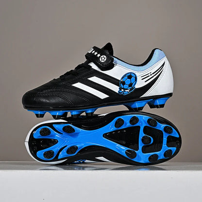 New Kids Turf Football Boots Training Shoes Soccer Shoes Drop Shipping Professional Match Grass Ultralight Cleats Boys Non-Slip