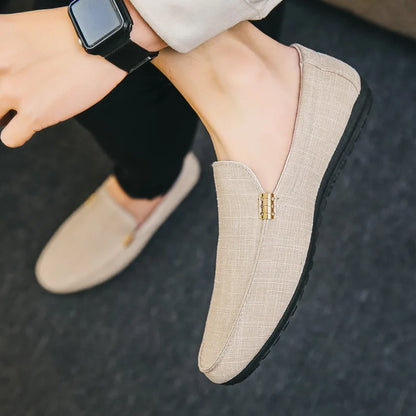 Shoes Men Casual  Comfort Men Shoes Denim Male Shoes Adult Footwear 2023 New Men Loafers Canvas Shoes Men Sneakers Driving Shoes