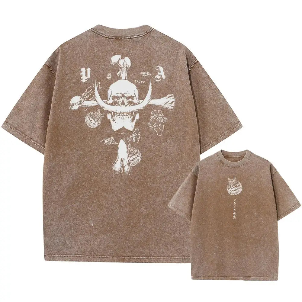 T-shirt Man Women Short Sleeve Tee Streetwear 2026 Oversized Anime Print Casual Tops Summer Y2k