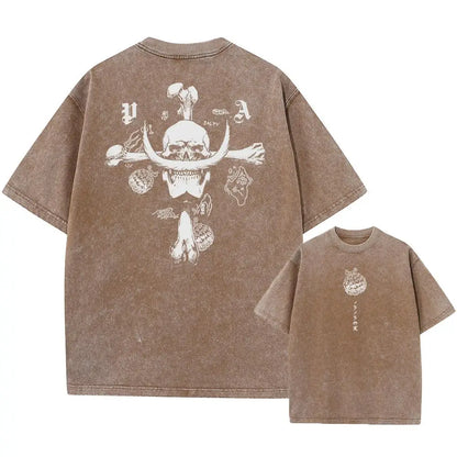 T-shirt Man Women Short Sleeve Tee Streetwear 2026 Oversized Anime Print Casual Tops Summer Y2k